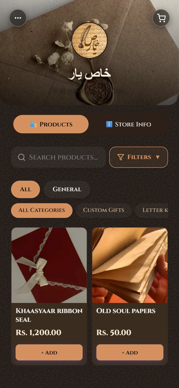 Khaasyaar & Co Live Store
