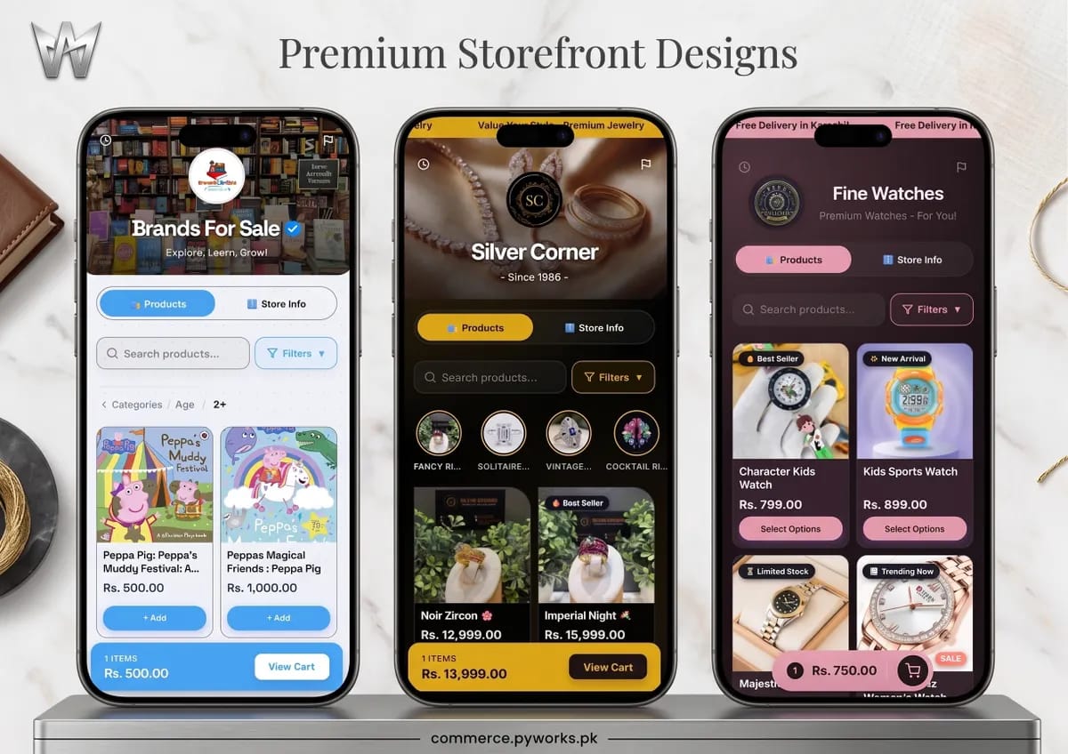 Real PyWorks Merchant Storefront